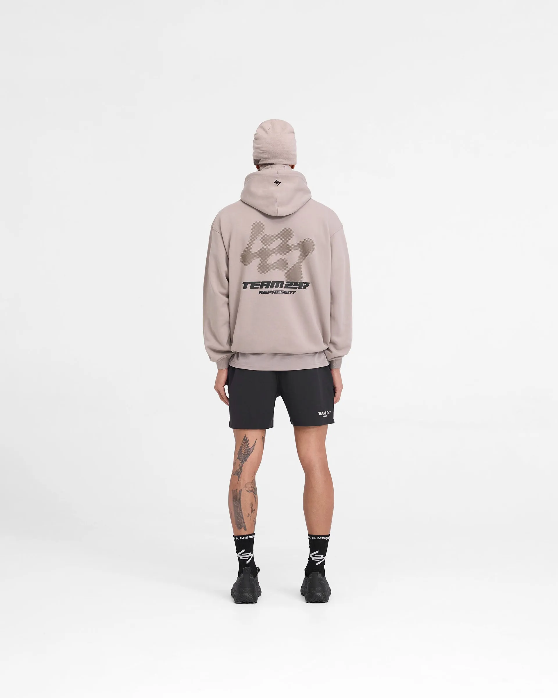 247 Future Terrains Oversized Hoodie - Moonrock