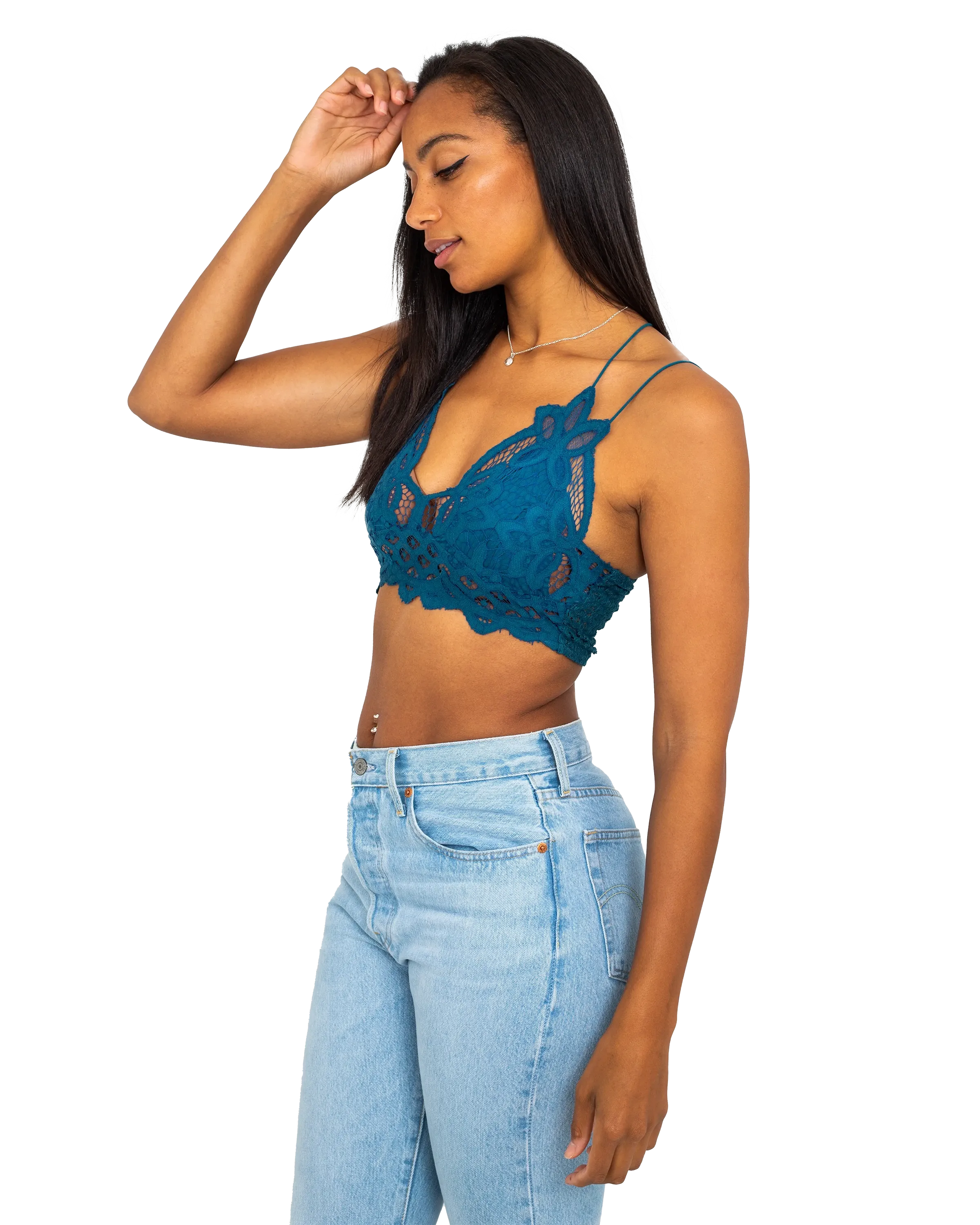 Adella Bralette in Night Swim