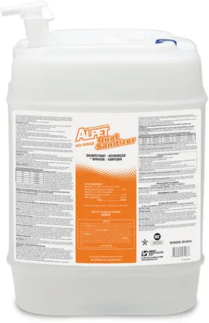 Alpet No-Rinse Quat Sanitizer, 5 Gallons (1/ea)