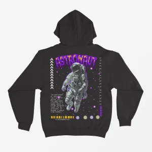 Astronaut Black Regular Fit Hoodie