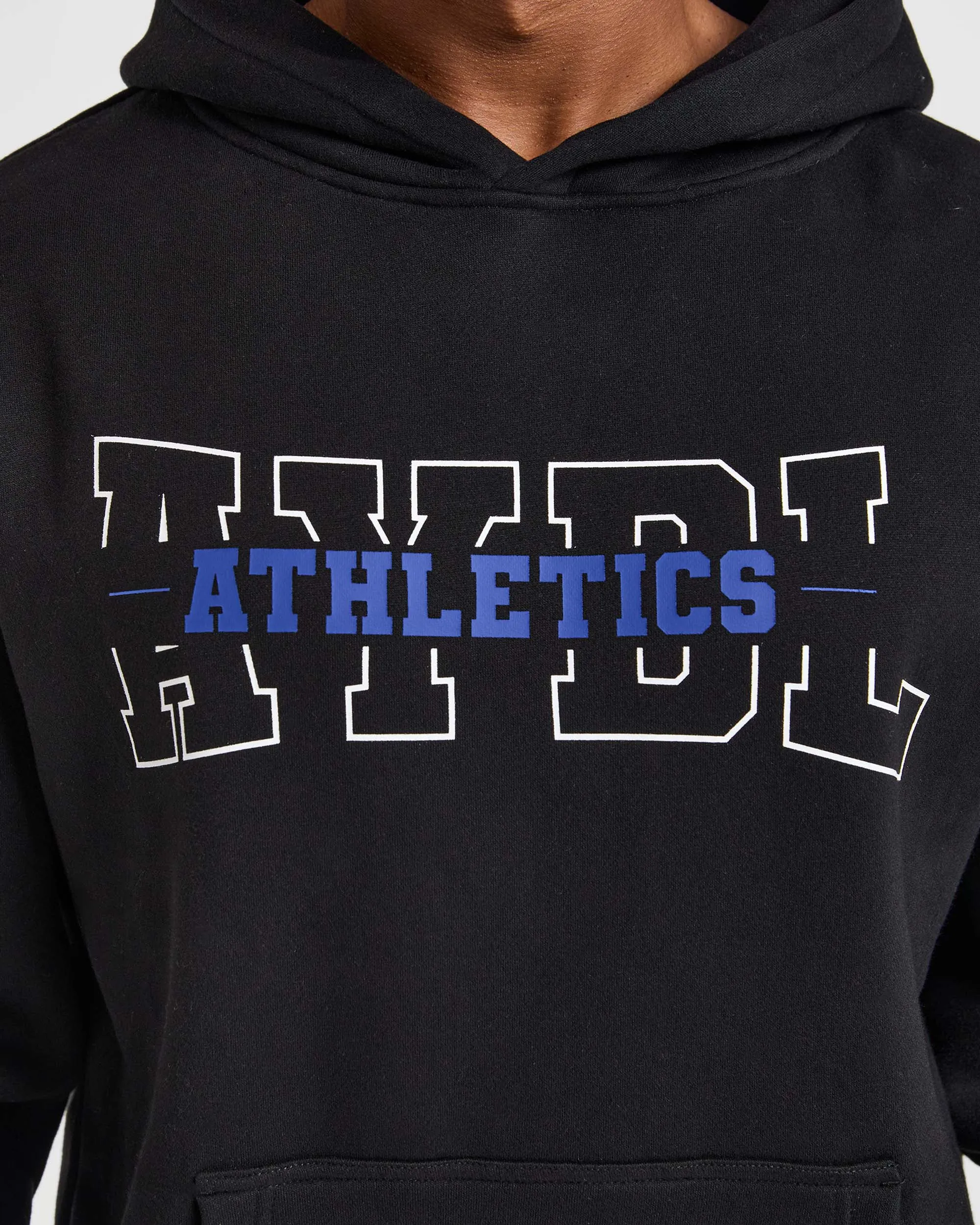 Athletics Oversized Hoodie - Black