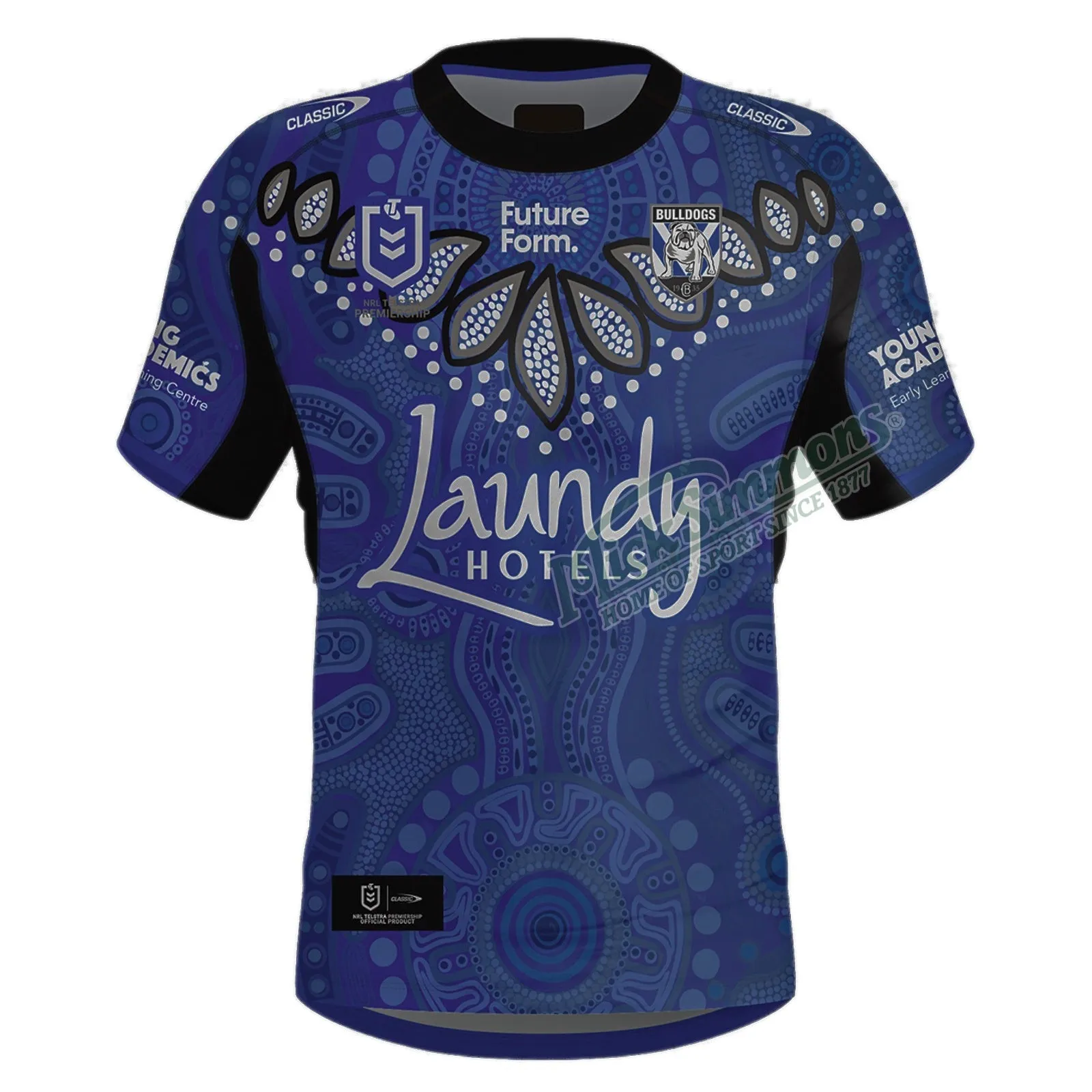 Canterbury Bulldogs 2024 Indigenous Men's Jersey NRL Rugby League by Classic