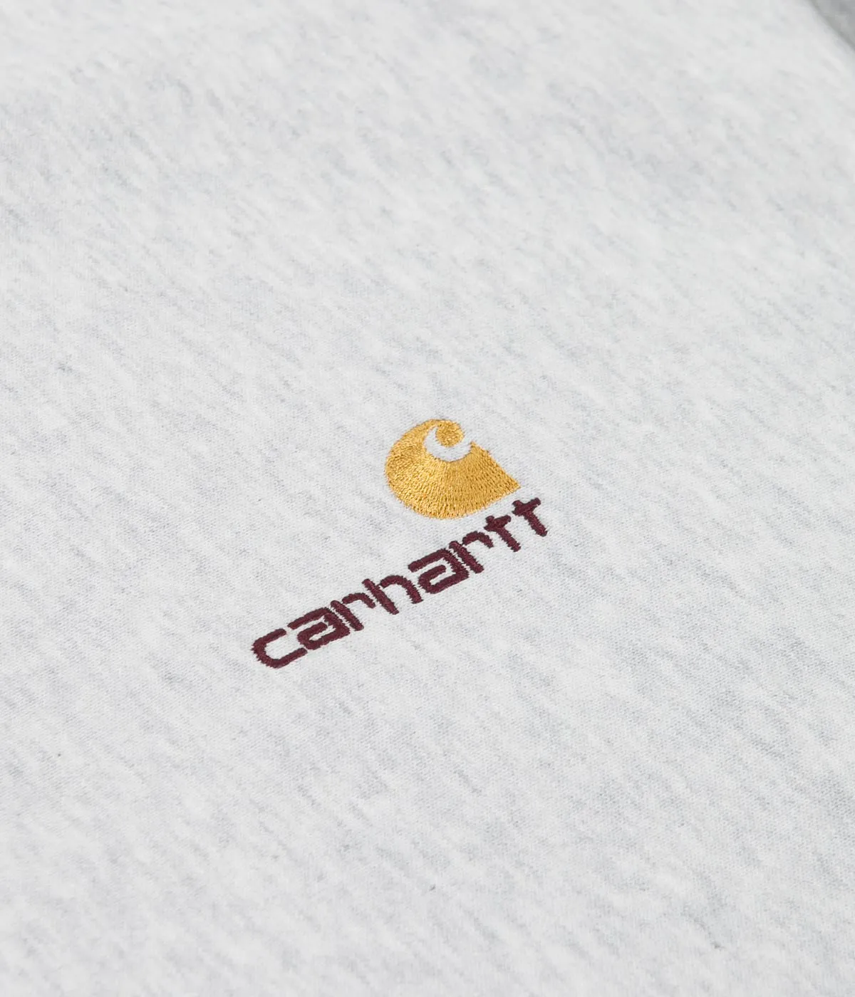 Carhartt American Script Crewneck Sweatshirt - Ash Heather