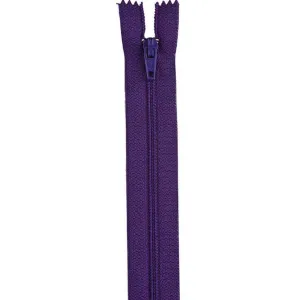 Coats All-Purpose Plastic Zipper 22in Purple