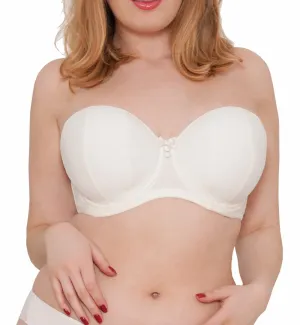 Curvy Kate Luxe Underwire Strapless Multiway Bra, Ivory