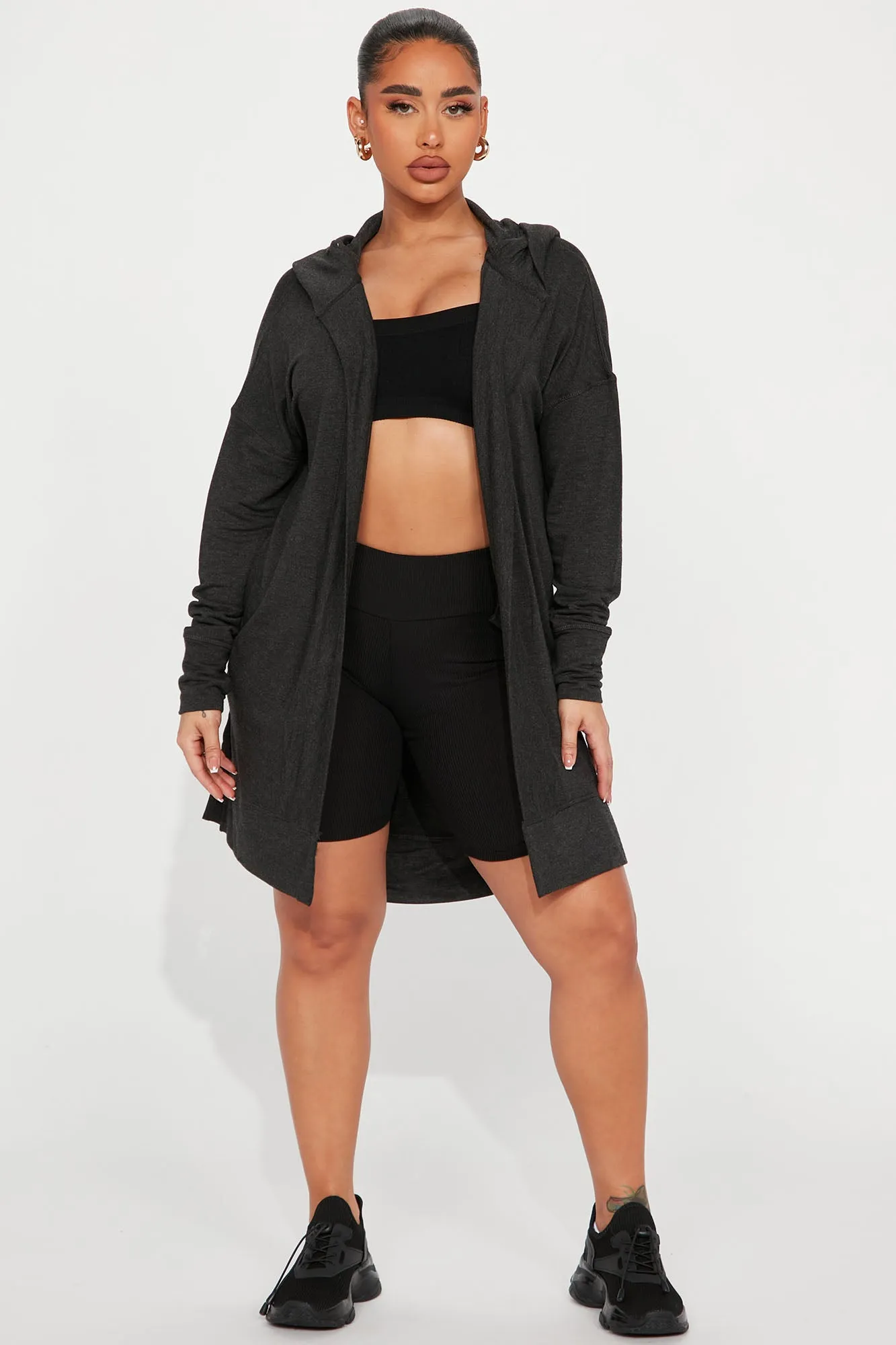 Errands To Run Long Jacket - Black