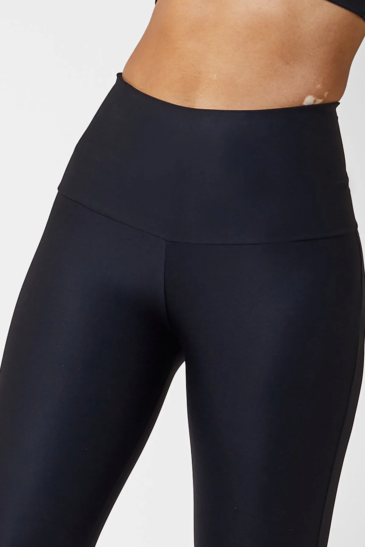 Extra Strong Compression Curve Running Leggings with Tummy Control Black