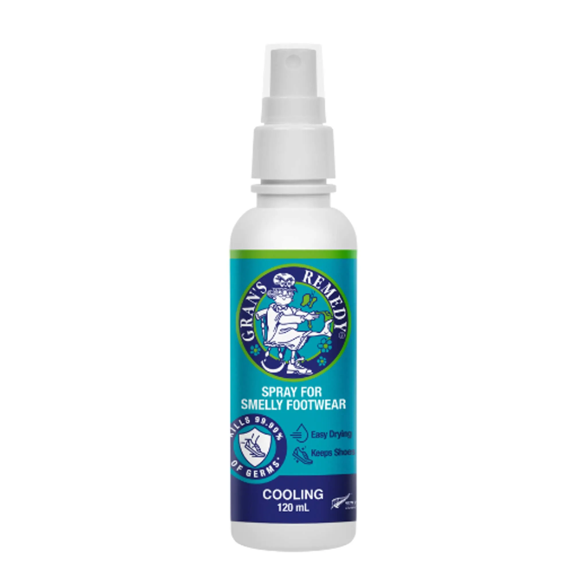 Gran's Remedy Cooling Spray for Smelly Feet and Footwear