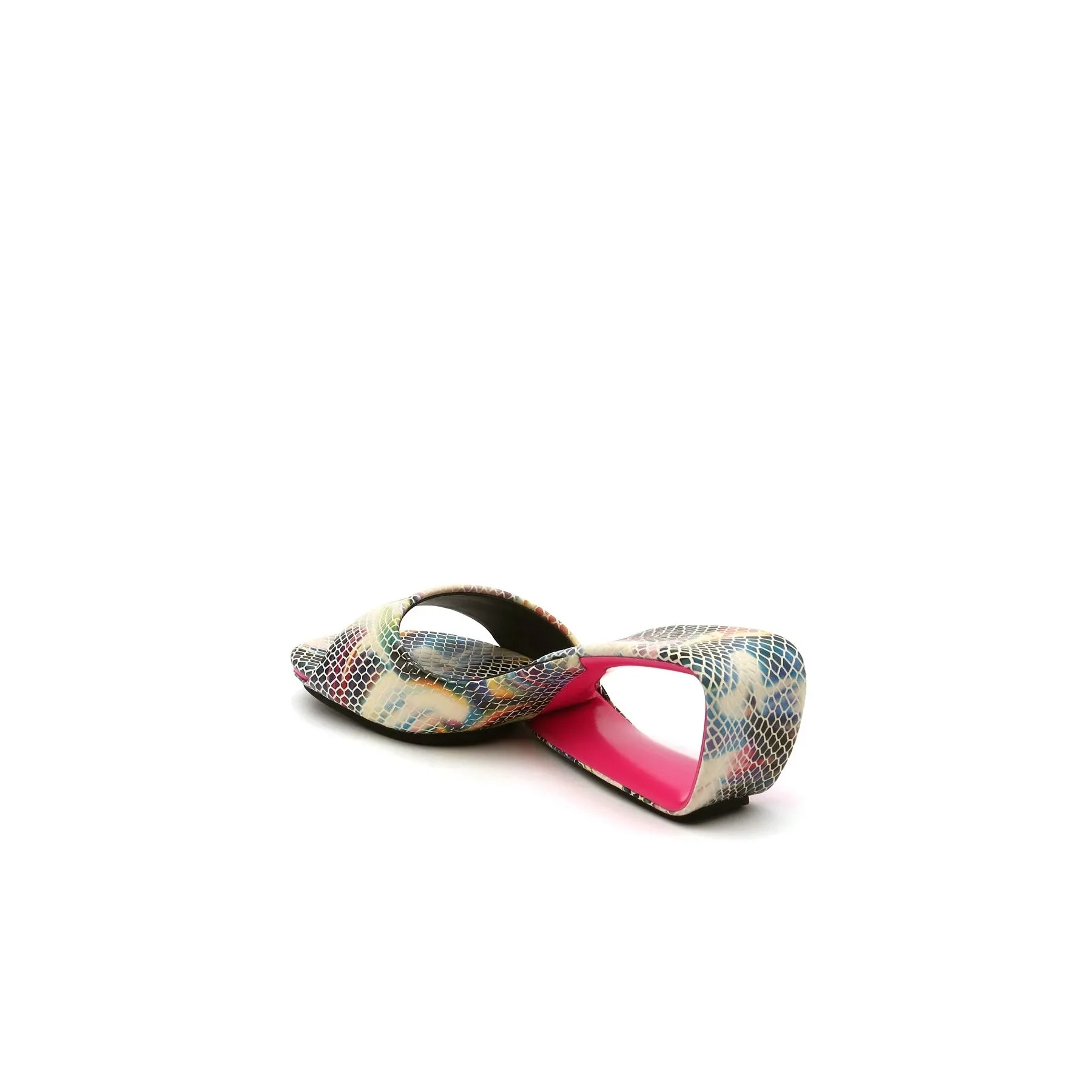 Hollow Wedge Slip-On Sandals