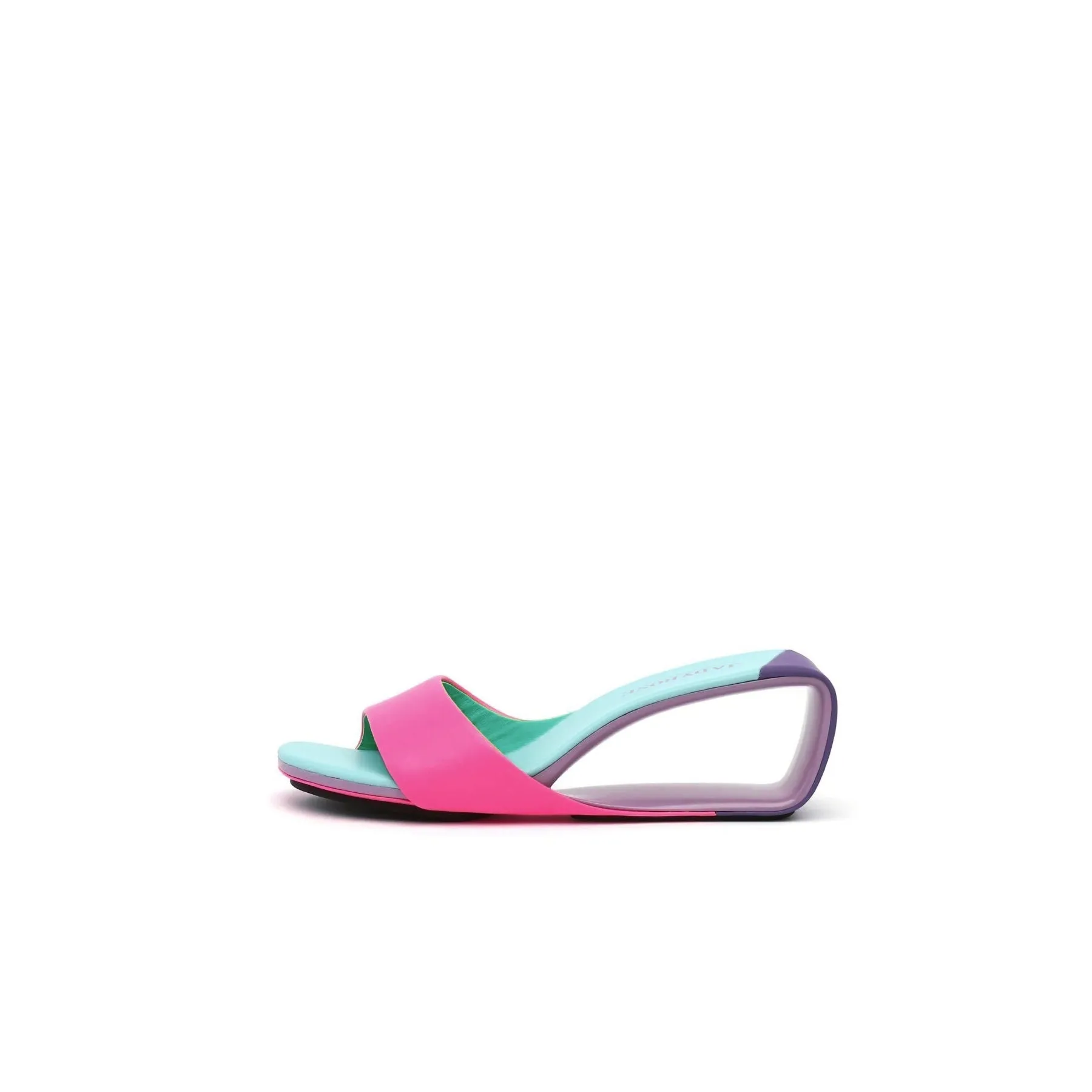 Hollow Wedge Slip-On Sandals