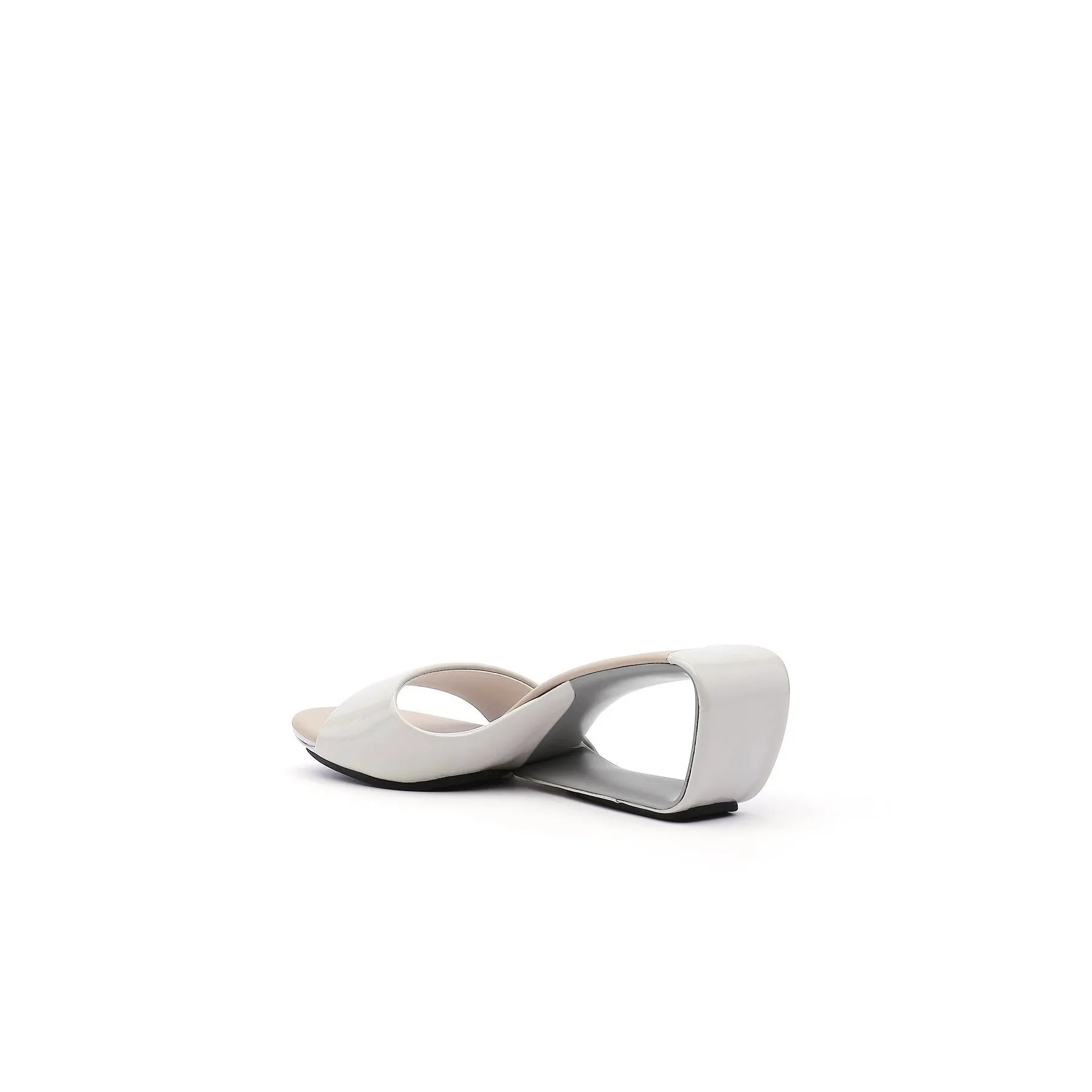 Hollow Wedge Slip-On Sandals