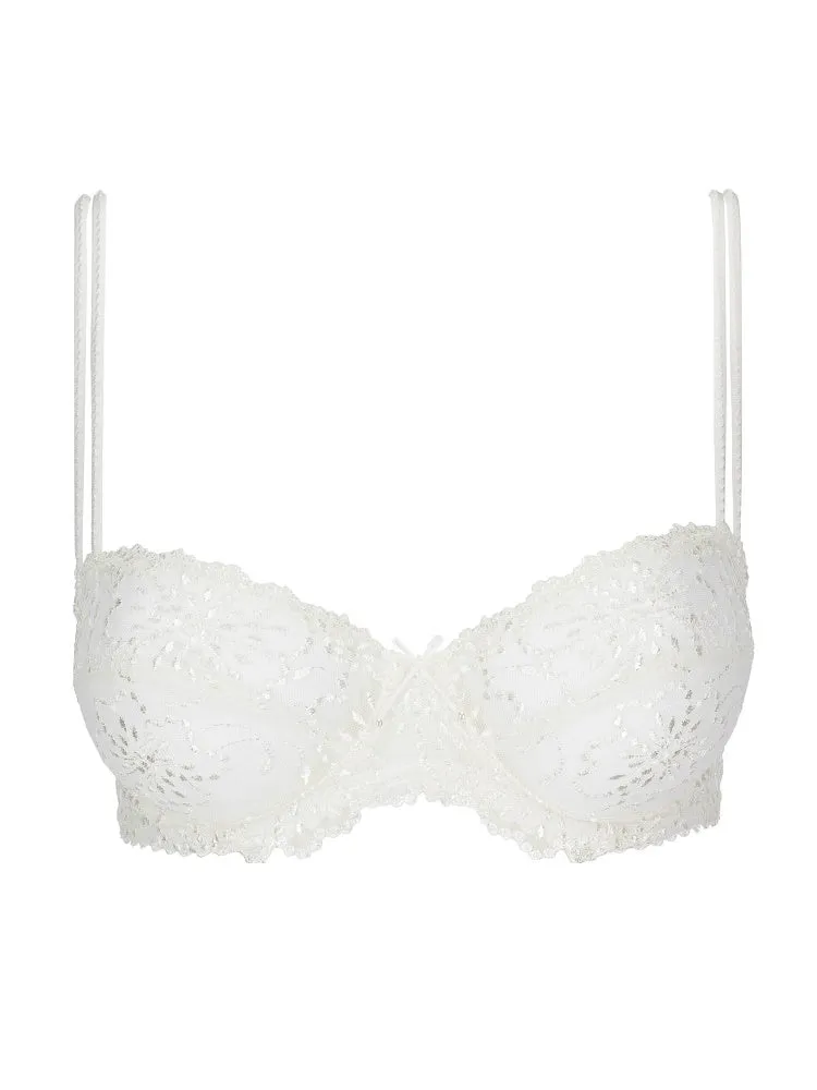 Jane Horizontal Seam Balcony Bra - Natural