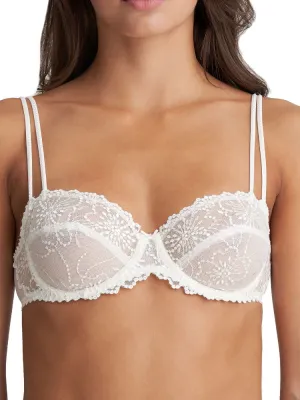 Jane Horizontal Seam Balcony Bra - Natural