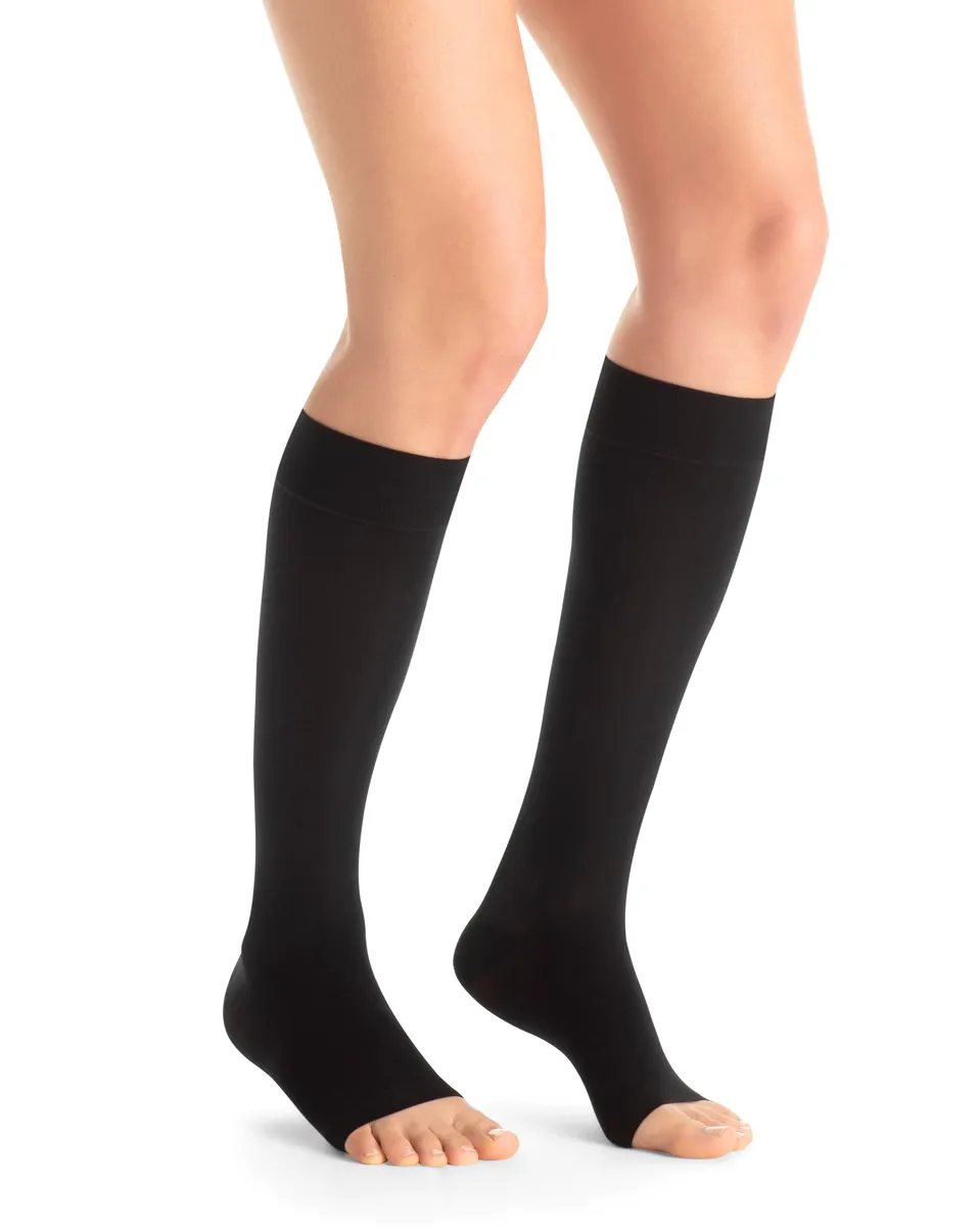 Jobst Opaque Maternity OPEN TOE 15-20 mmHg Knee Highs