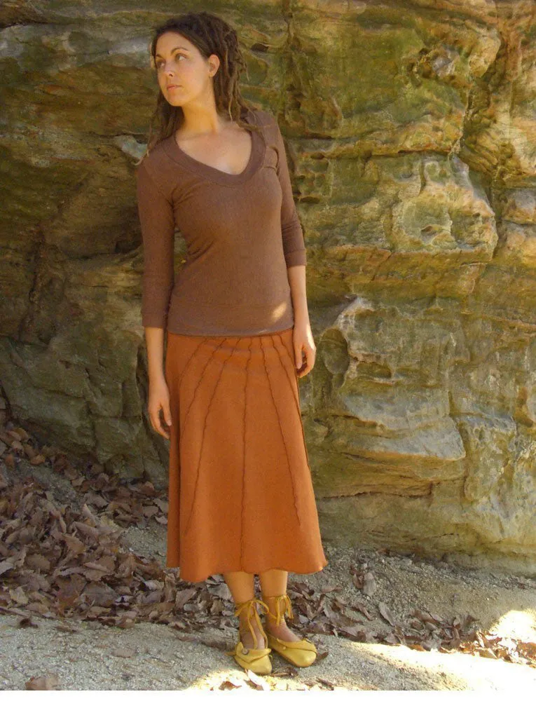 Lovely Day Wanderer Below Knee Skirt