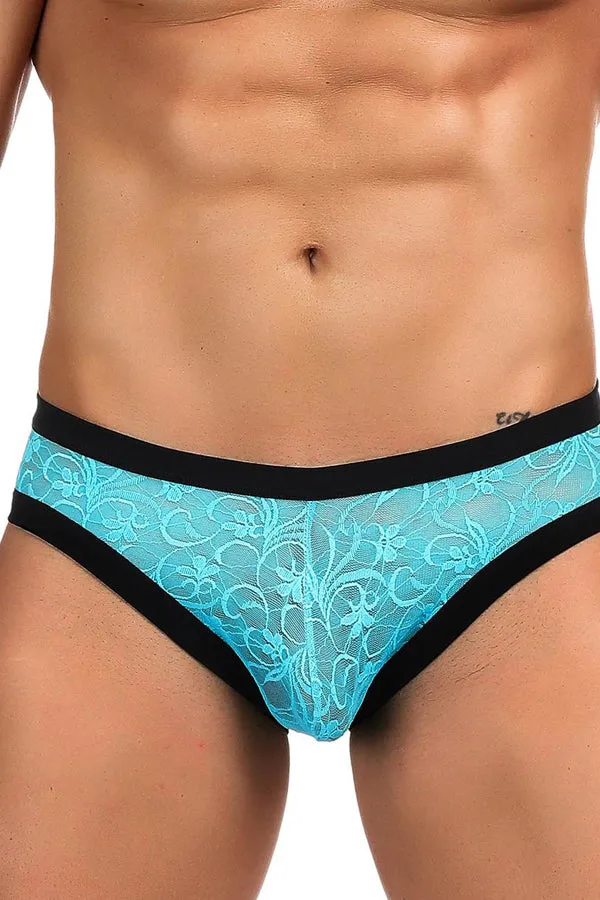 Men's Blue Lace Bikini