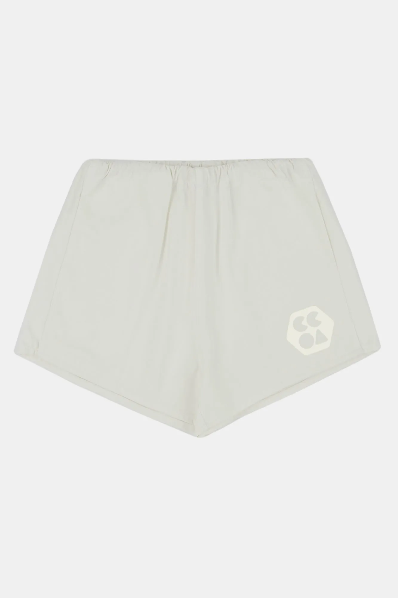 Men's Heavyweight Sports Short Plastic Free - White