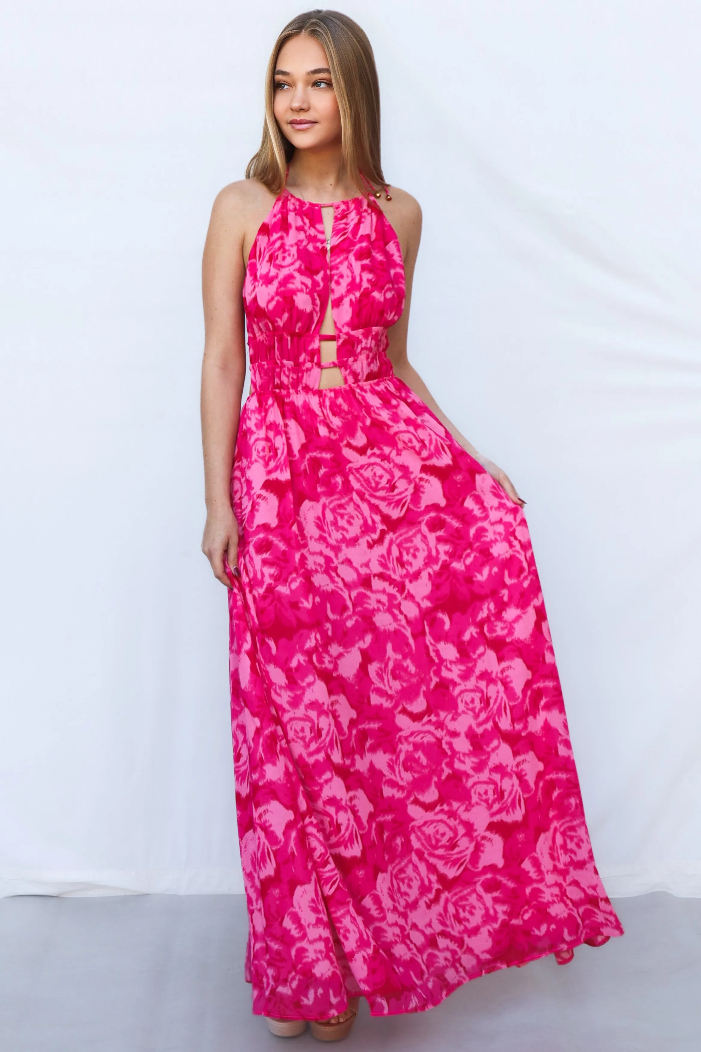 Minfy Maxi Dress - Pink