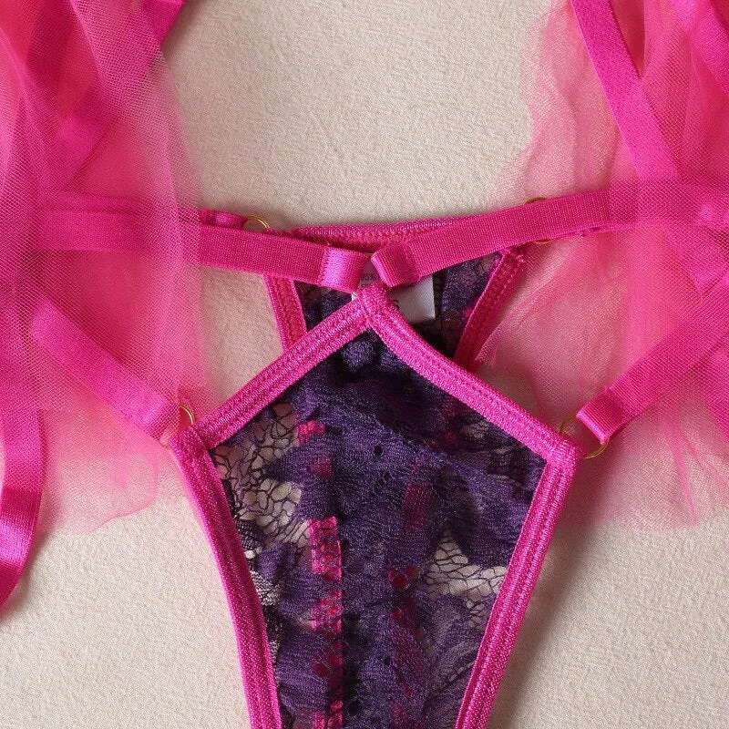 Purple Duchess Lingerie Set