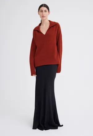 Sola Cashmere Sweater - Firedoor Red