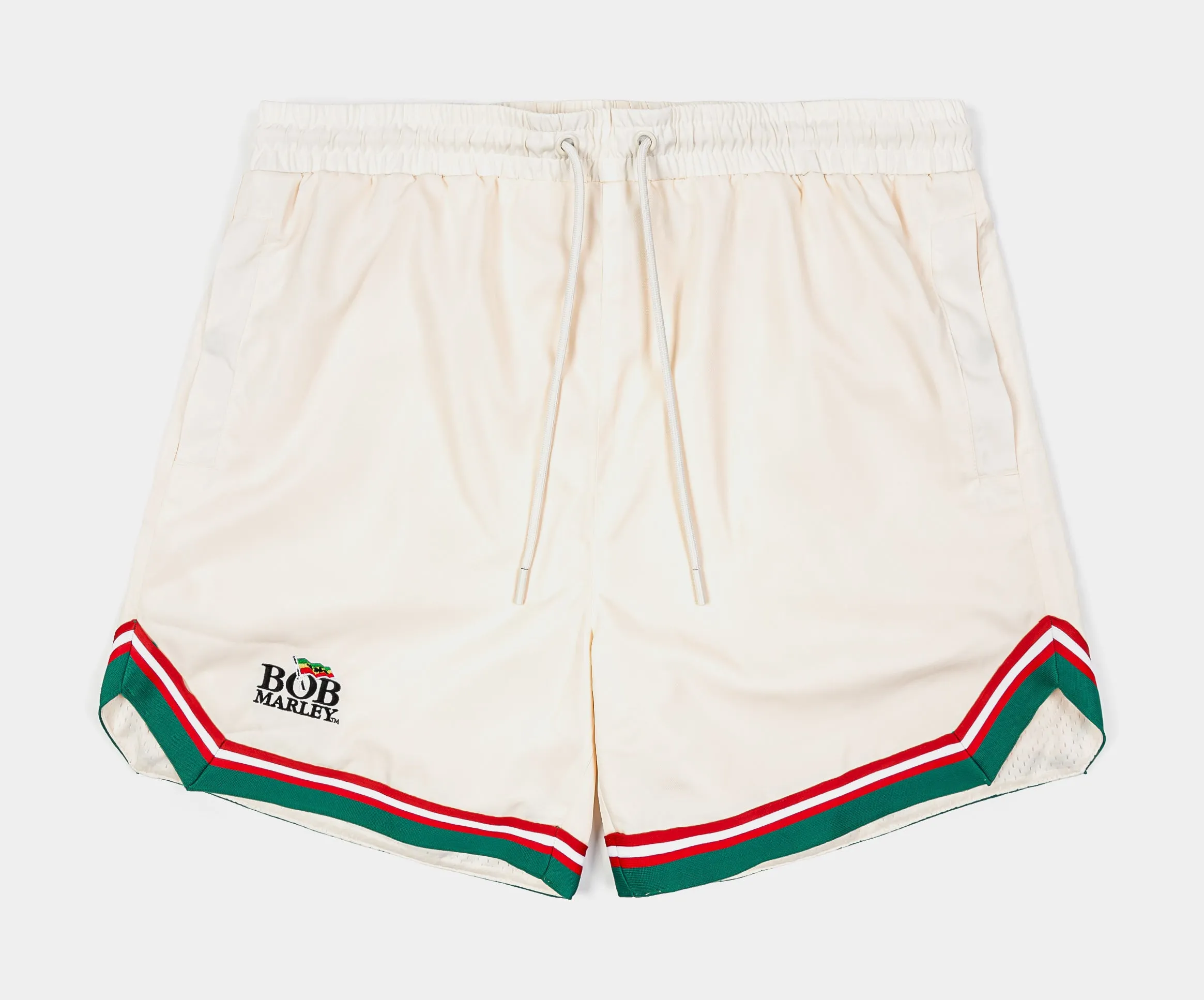 SP x Bob Marley Jammin Basketball Mens Shorts (Cream)