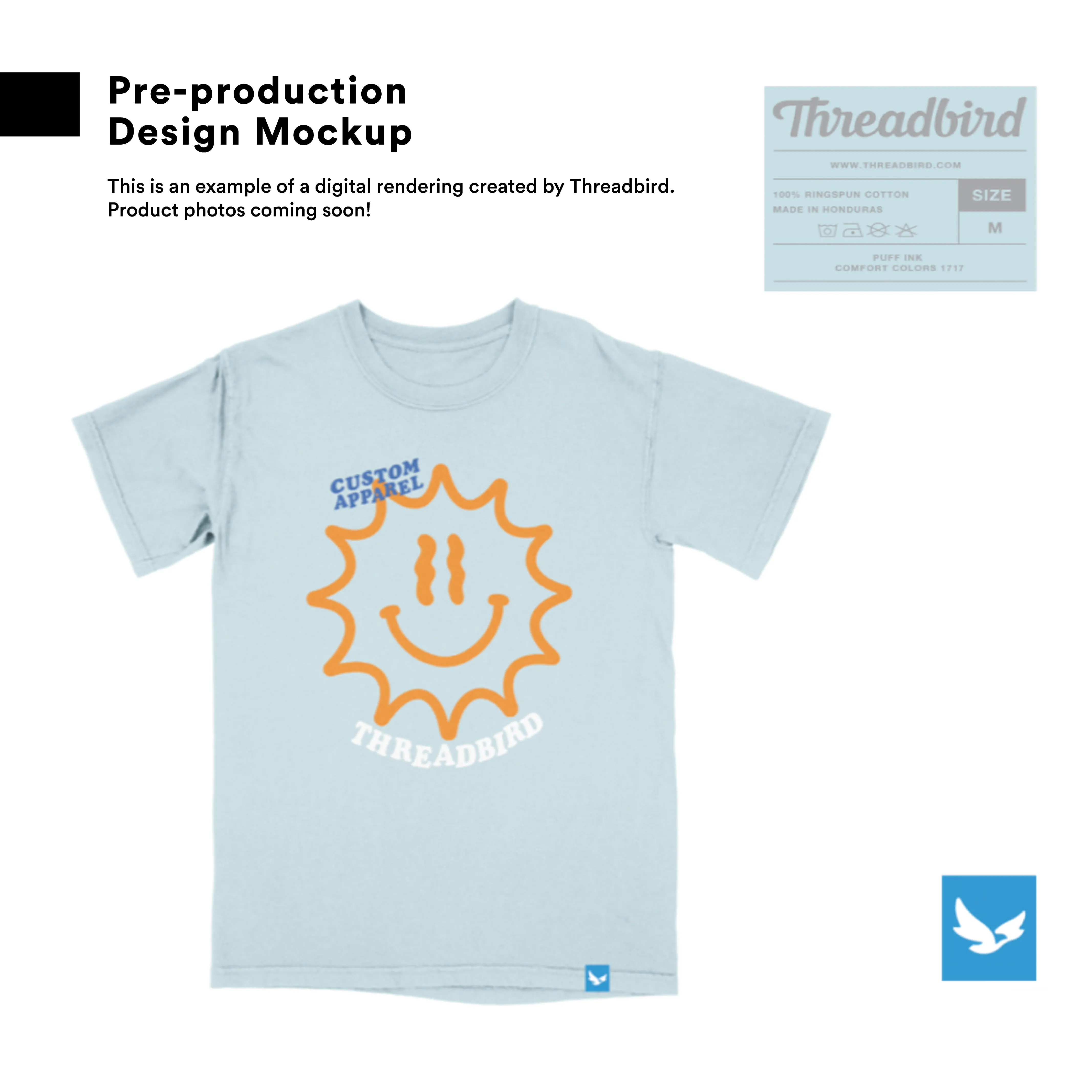 Threadbird Puff Ink T-shirt