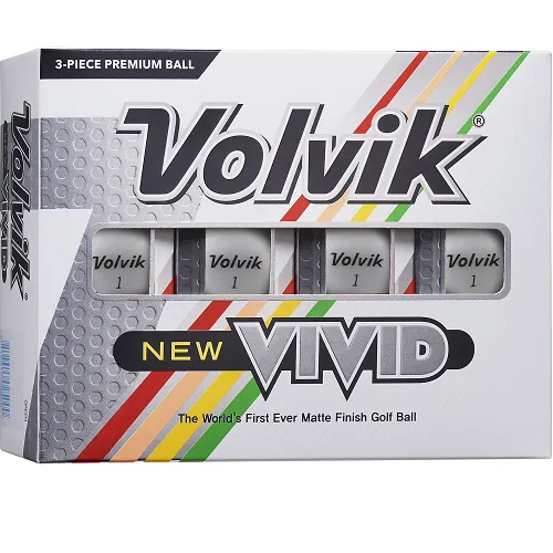 Volvik Vivid Matte Finish Golf Balls - Dozen